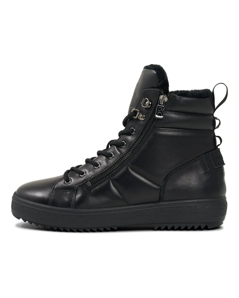 Bogner Mid Boots Anchorage mit Spikes für Herren - Schwarz Schwarz