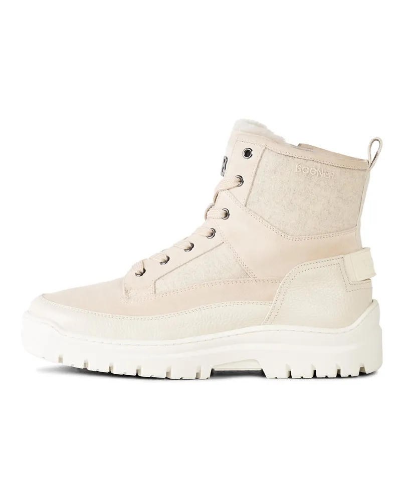 Bogner Schnürboots Bansko mit Spikes für Herren - Off-White Off-white
