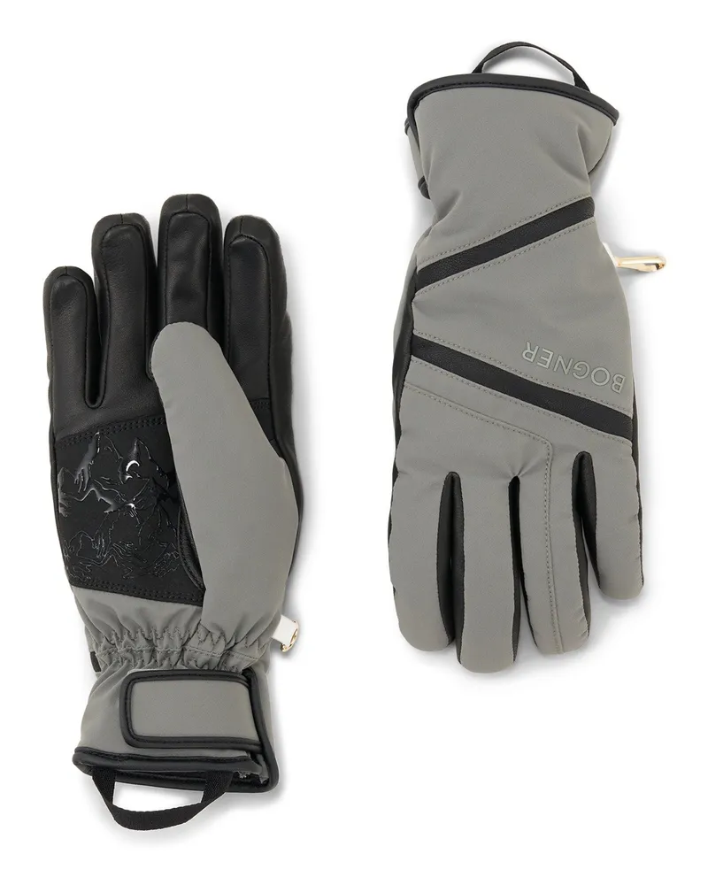 Bogner Handschuhe Hilla für Damen - Grau/Schwarz Grau
