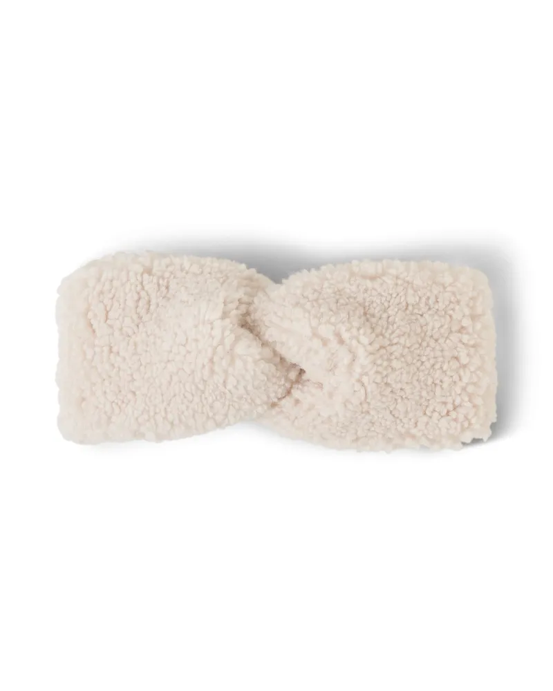 Bogner Teddy-Stirnband Justy für Damen - Creme Creme