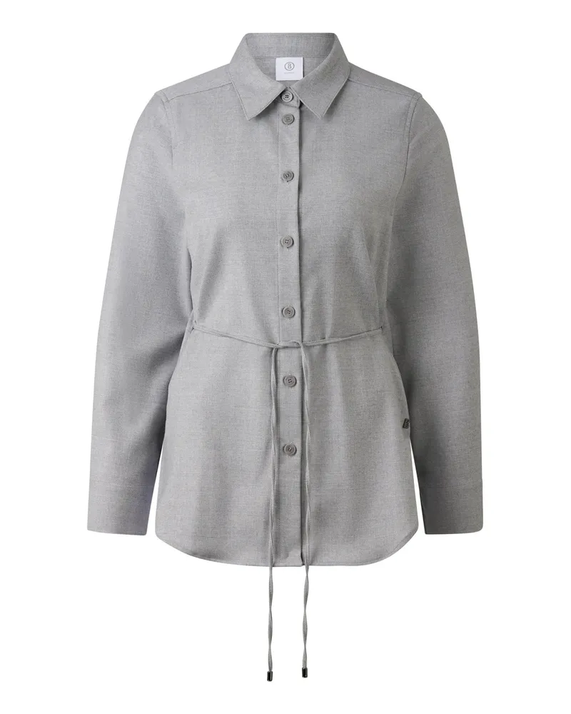 Bogner Flanell-Bluse Ariela für Damen - Hellgrau Hellgrau