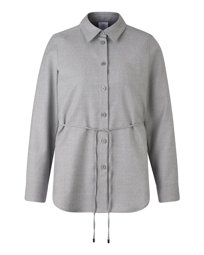 Bogner Flanell-Bluse Ariela für Damen - Hellgrau Hellgrau