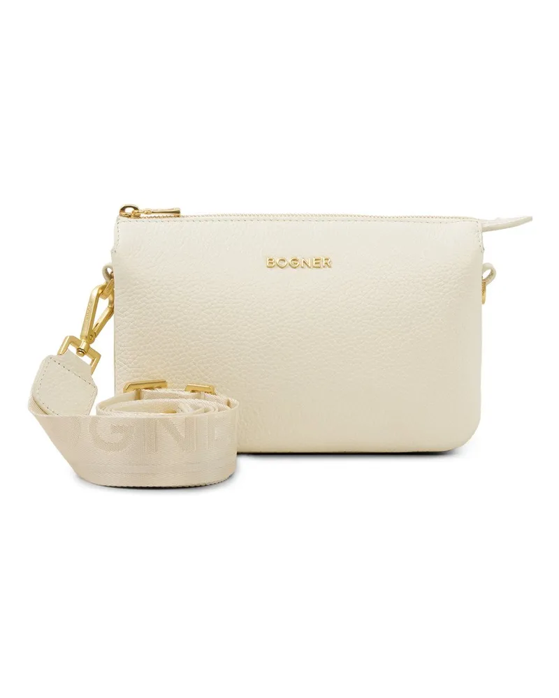 Bogner Schultertasche Wallis Taja für Damen - Creme Creme