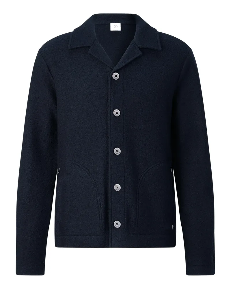 Bogner Woll-Overshirt Blanco für Herren - Navy-Blau Navy-blau