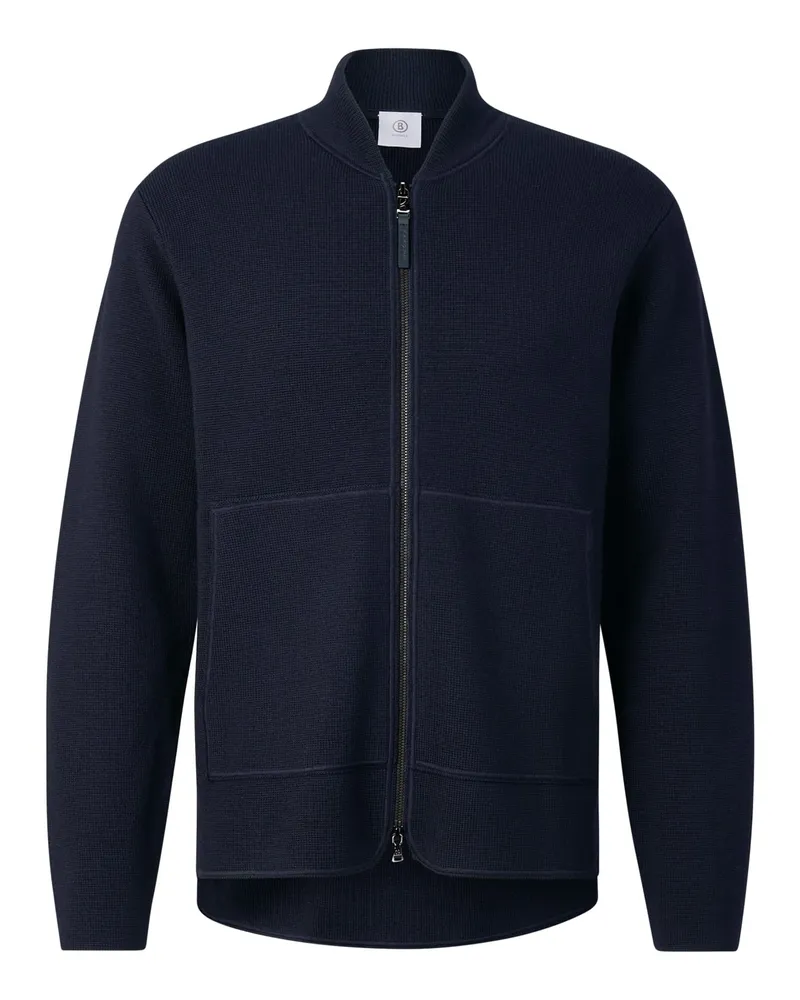Bogner Schurwoll-Cardigan Everest für Herren - Navy-Blau Navy-blau