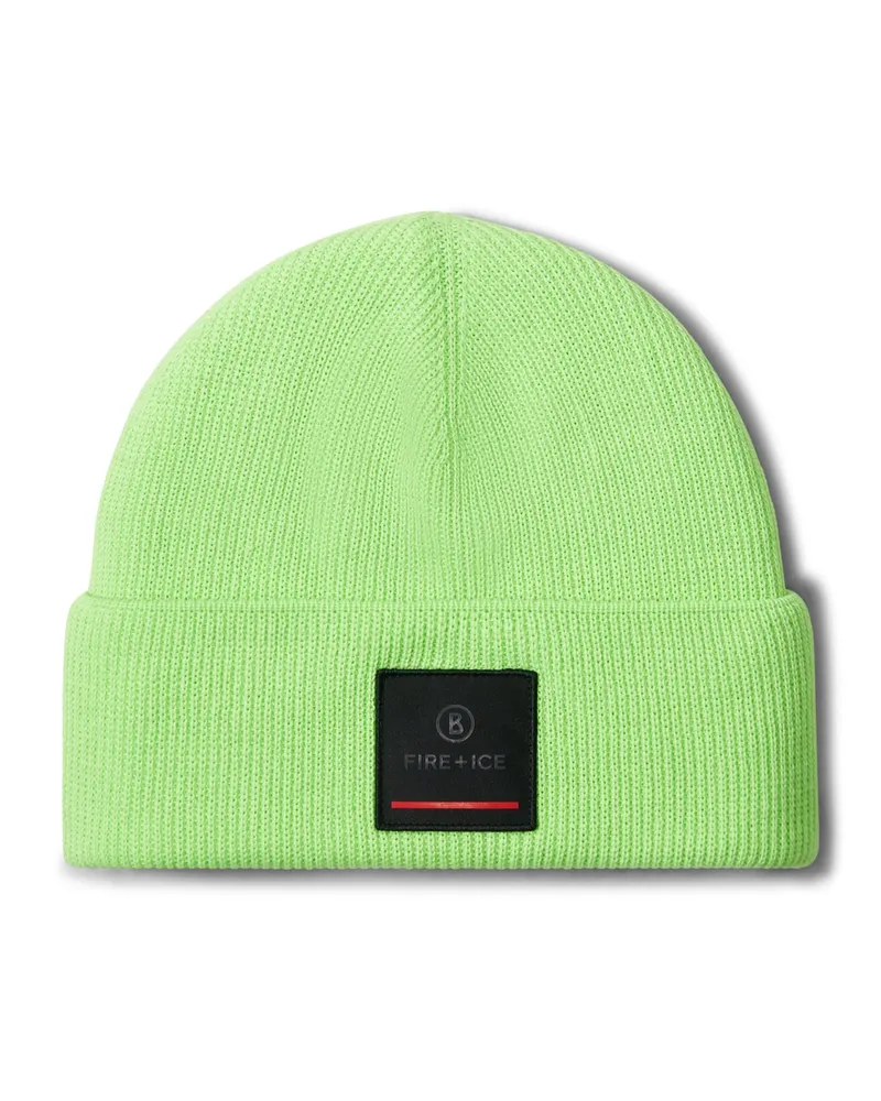 Bogner Fire & Ice Mütze Tarek für Herren - Neon-Grün Neon-grün