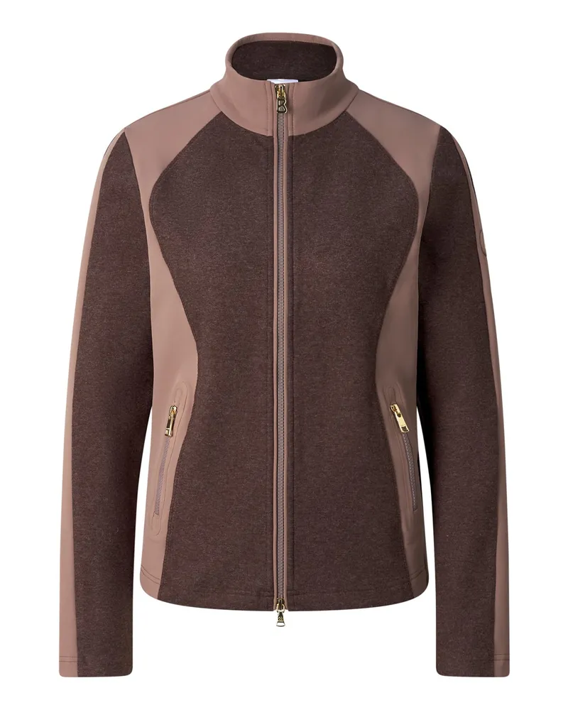 Bogner Midlayer-Hybridjacke Dorinja für Damen - Dunkelbraun/Beige Dunkelbraun
