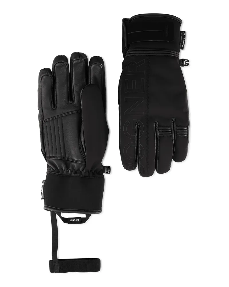 Bogner Handschuhe Ben für Herren - Schwarz Schwarz