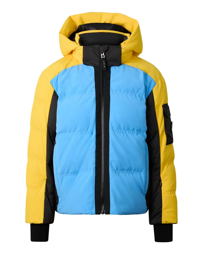 Bogner Kids Ski-Daunenjacke Pablo - Gelb/Blau Gelb