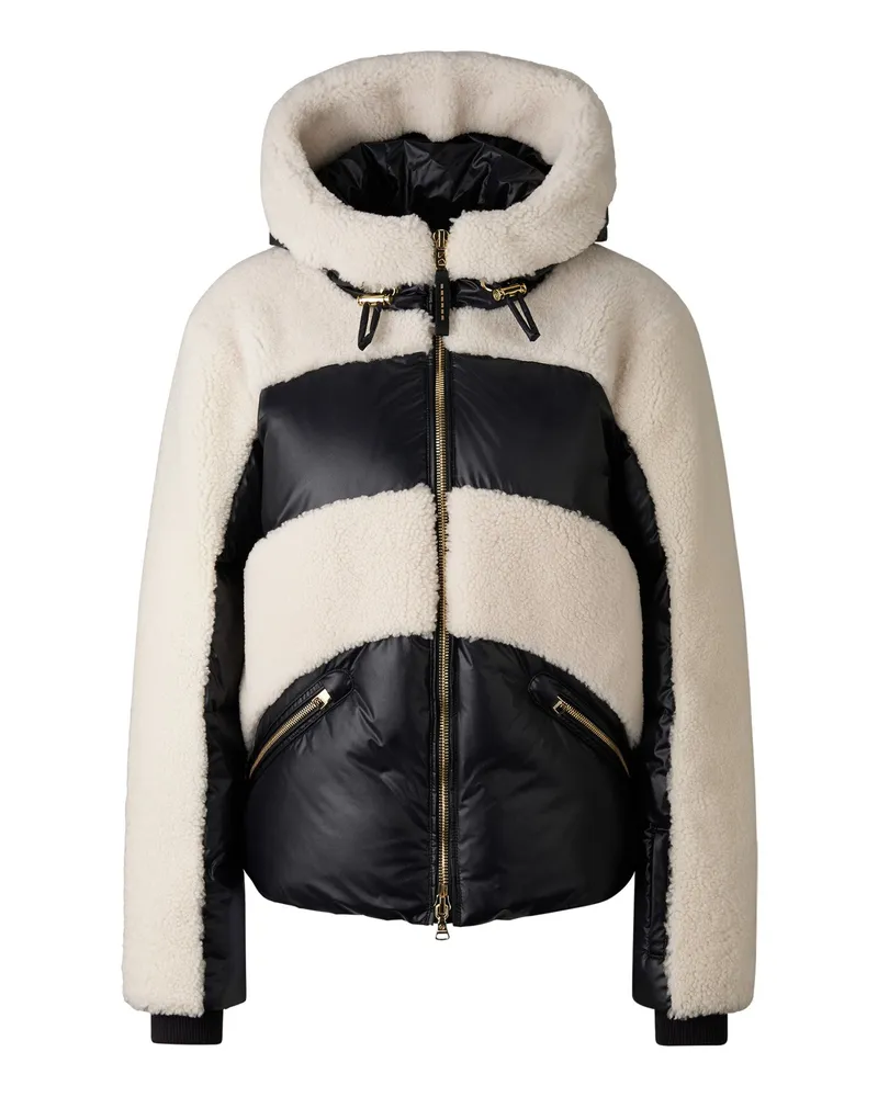 Bogner Ski-Daunenjacke Dana für Damen - Schwarz/Off-White Schwarz