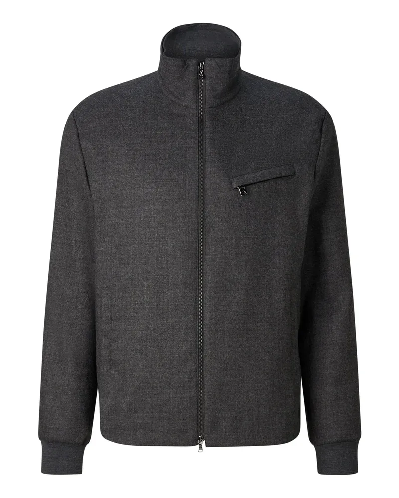 Bogner Schurwollmix-Jacke Milan für Herren - Anthrazit Anthrazit