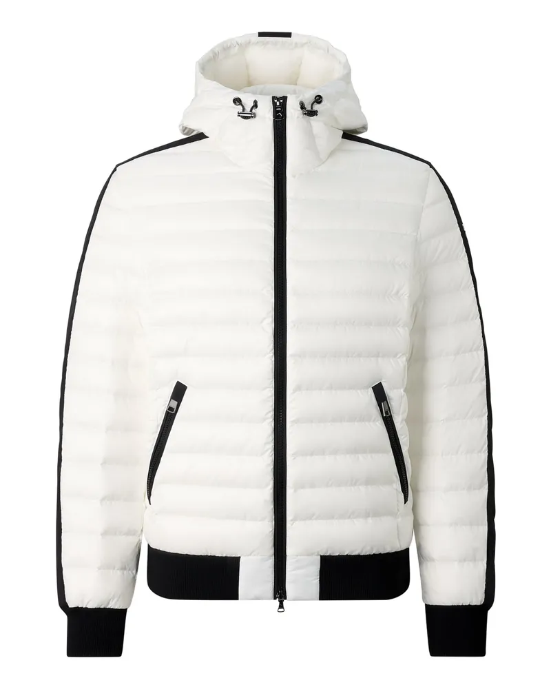 Bogner Midlayer-Jacke Bond für Herren - Weiß/Schwarz Weiß
