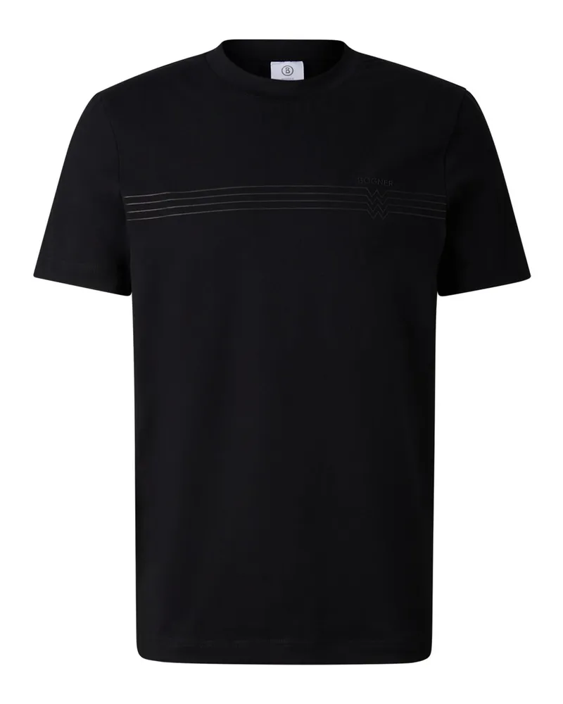 Bogner Baumwollmix-T-Shirt Ryan für Herren - Schwarz Schwarz