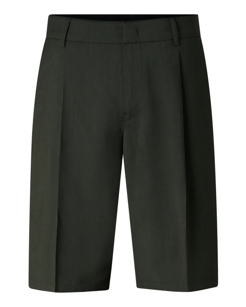Bogner Bundfalten-Shorts Johny für Herren - Oliv-Grün Oliv-grün
