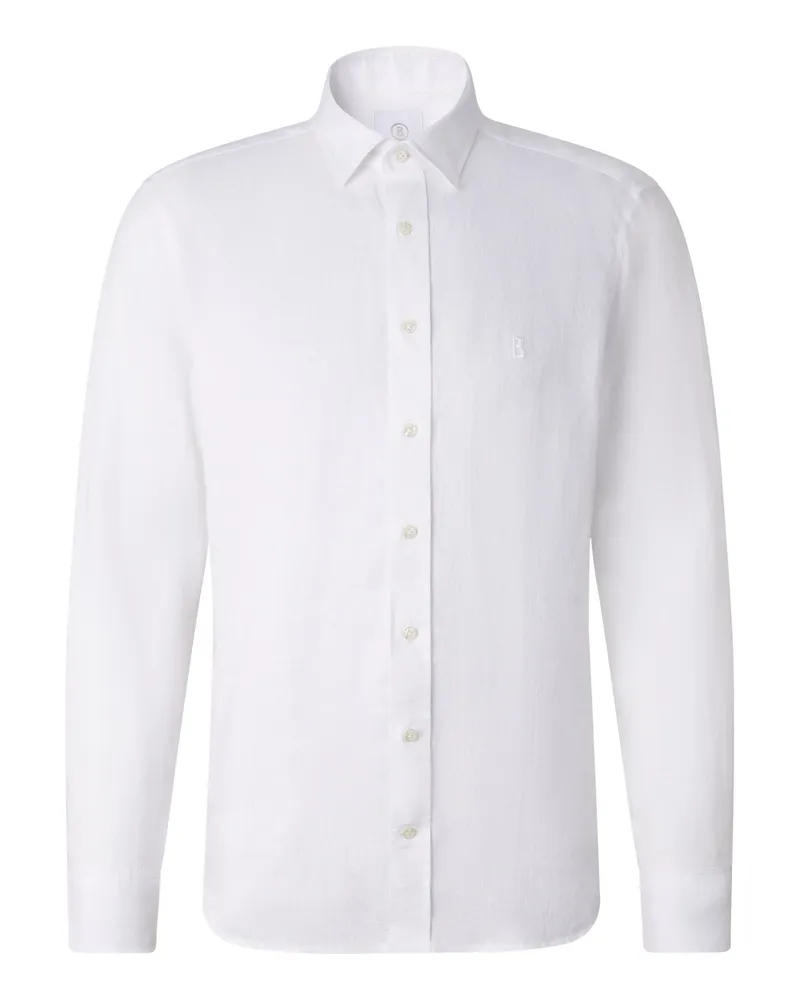 Bogner Leinen-Hemd Timi für Herren - Weiß Weiß