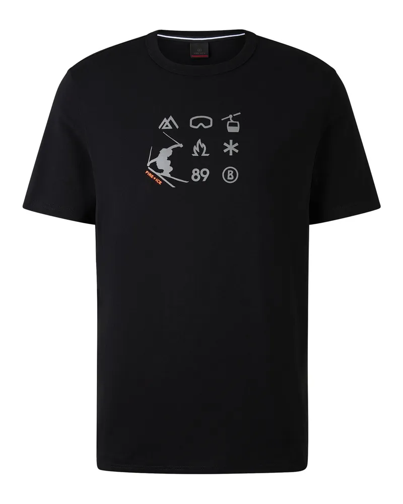 Bogner Fire & Ice T-Shirt Ado für Herren - Schwarz Schwarz