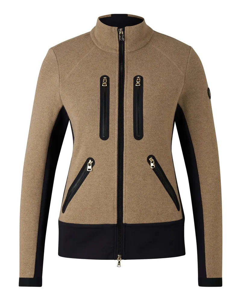 Bogner Midlayer Charlot für Damen - Braun/Schwarz Braun