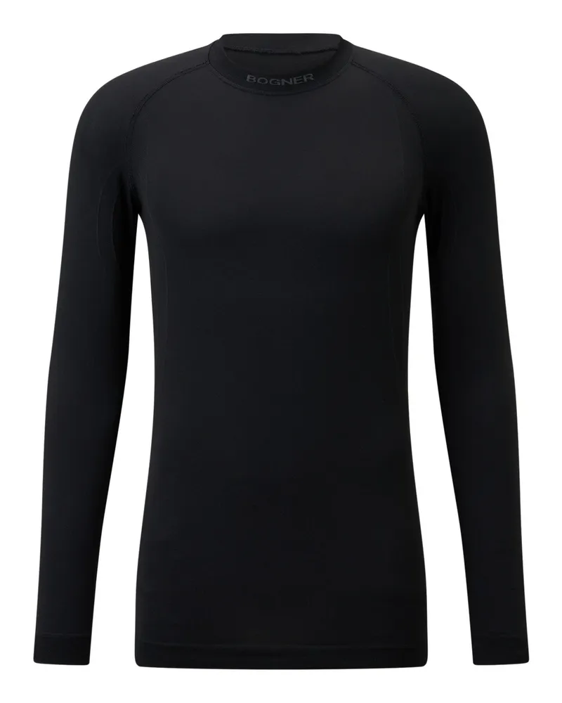Bogner Funktions-Longsleeve NA501 für Herren - Schwarz Schwarz