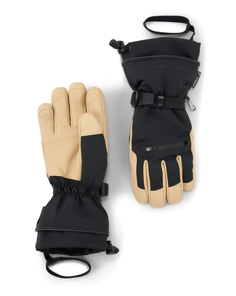 Bogner Handschuhe Adriano 007 für Herren - Beige/Schwarz Beige