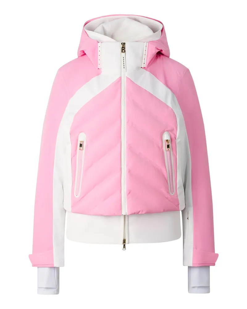 Bogner Skijacke Sara für Damen - Rosa/Weiß Rosa