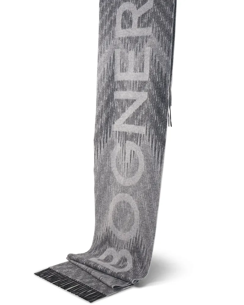 Bogner Woll-Schal Scarf für Herren - Anthrazit/Hellgrau Anthrazit
