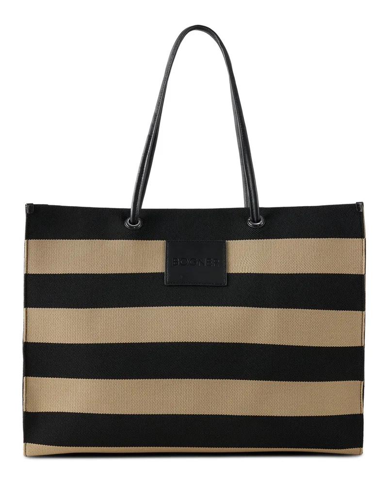 Bogner Shopper Vaduz Maylin für Damen - Schwarz/Beige Schwarz