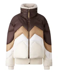 Bogner Ski-Daunenjacke Vanja für Damen - Dunkelbraun/Off-White Dunkelbraun