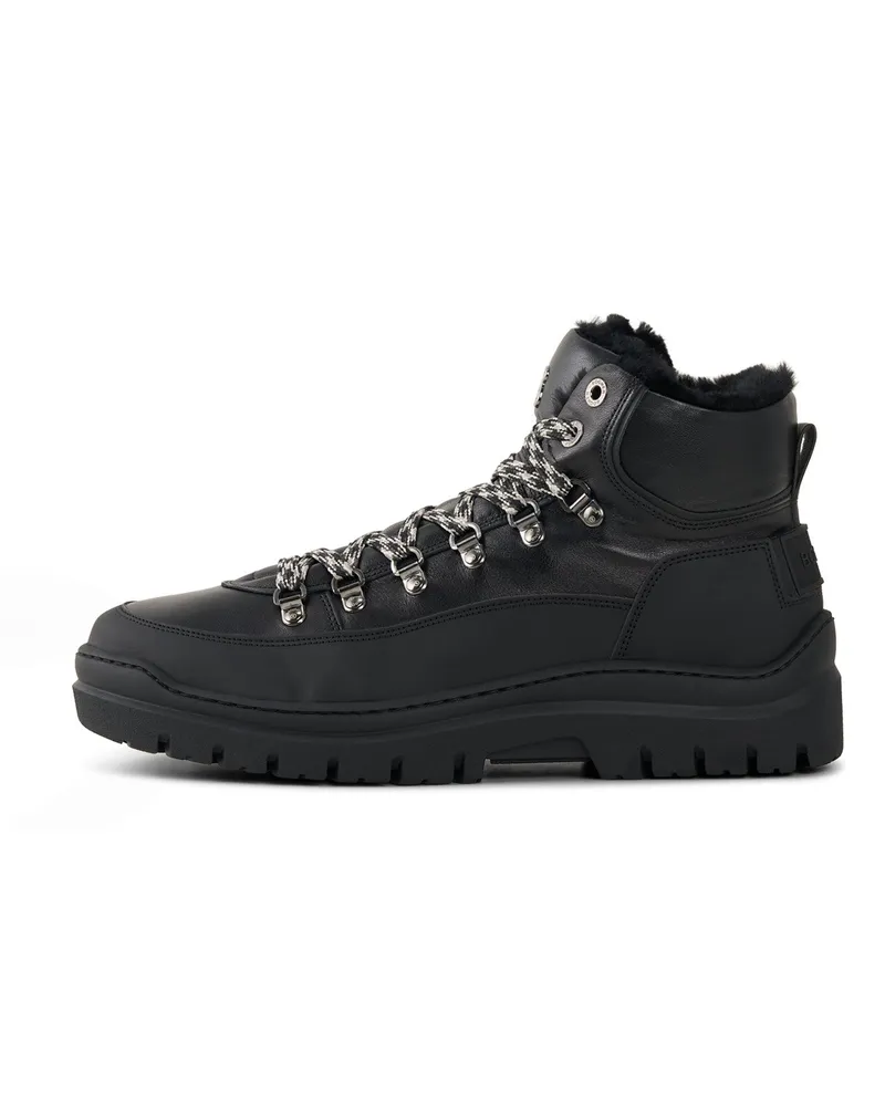 Bogner Mid Boots Bansko mit Spikes für Herren - Schwarz Schwarz