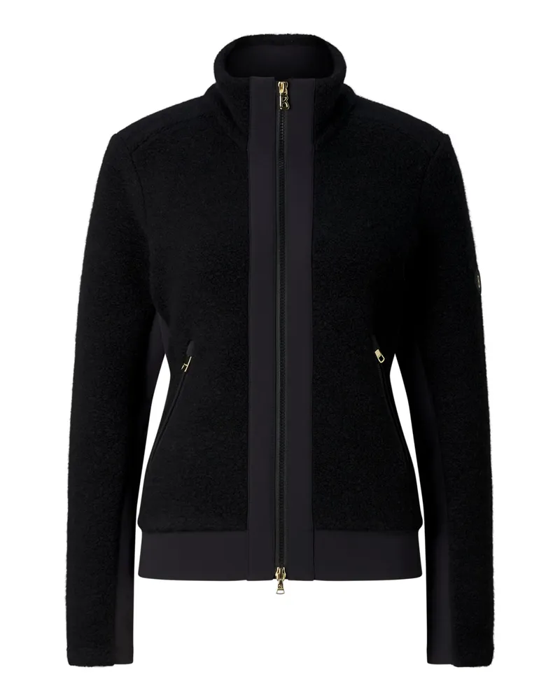 Bogner Midlayer-Frotteejacke Fjella für Damen - Schwarz Schwarz