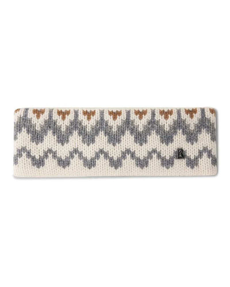 Bogner Kaschmir-Stirnband Loca für Damen - Creme/Grau Creme
