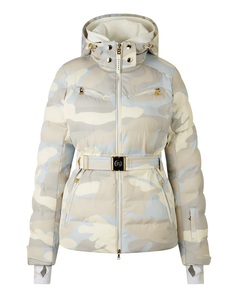 Bogner Ski-Steppjacke Ellya für Damen - Hellblau/Creme Hellblau