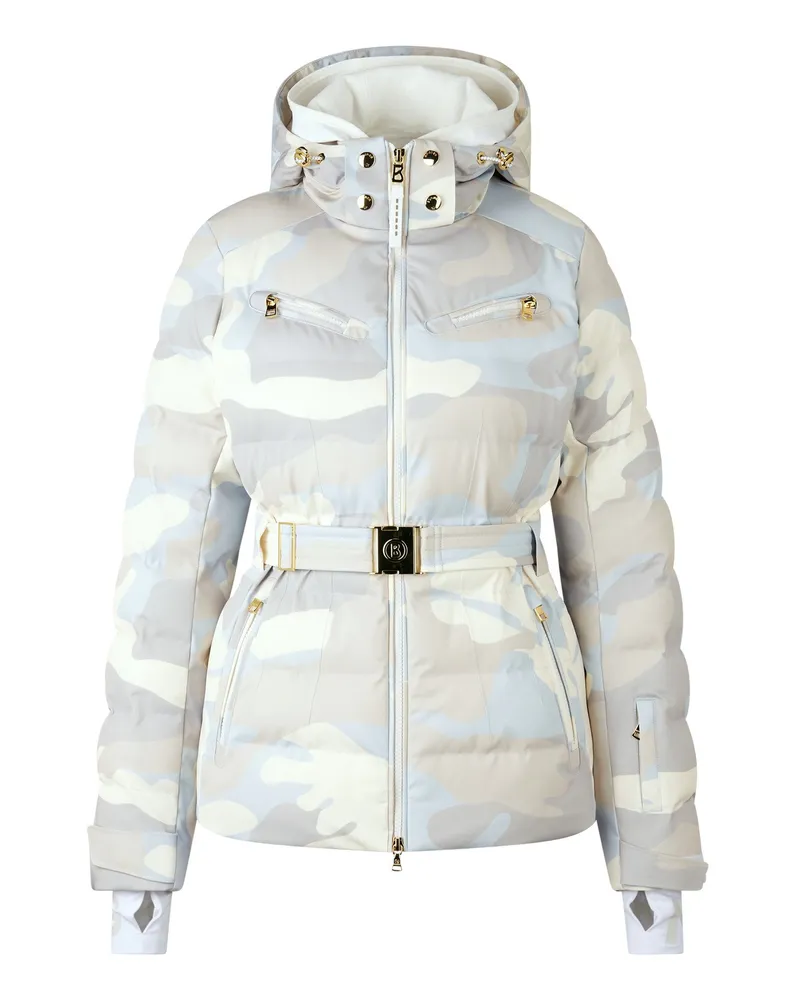 Bogner Ski-Steppjacke Ellya für Damen - Hellblau/Creme Hellblau