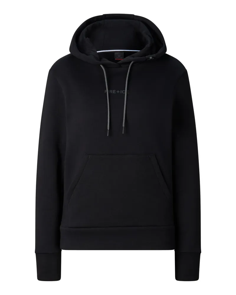 Bogner Fire & Ice Baumwoll-Hoodie Nila für Damen - Schwarz Schwarz