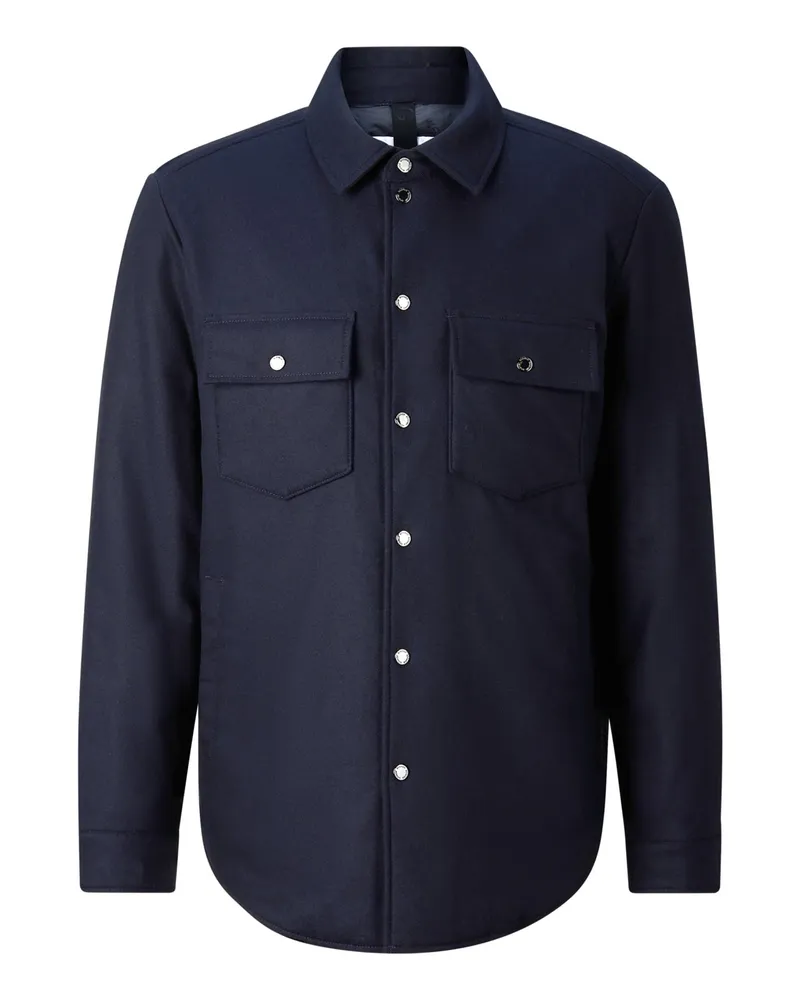 Bogner Wollmix-Hemdjacke Olli für Herren - Navy Navy