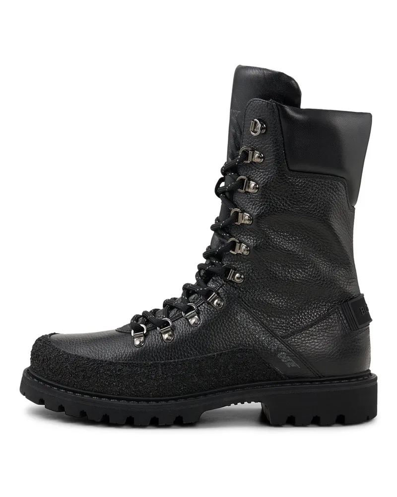 Bogner Schnürboots Helsinki 007 mit Spikes für Herren - Schwarz Schwarz
