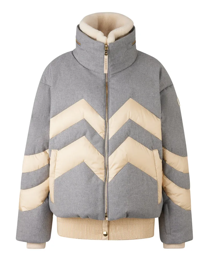 Bogner Ski-Daunenjacke Valea für Damen - Grau/Creme Grau