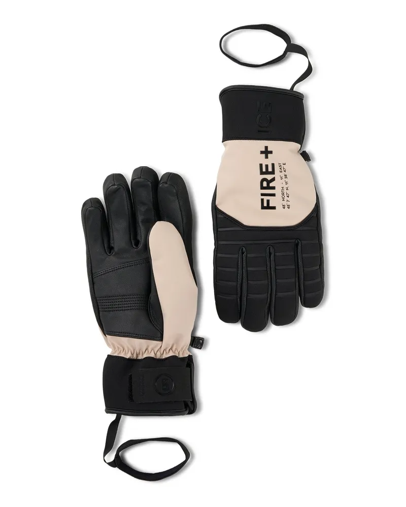 Bogner Fire & Ice Handschuhe Erko - Sand/Schwarz Sand