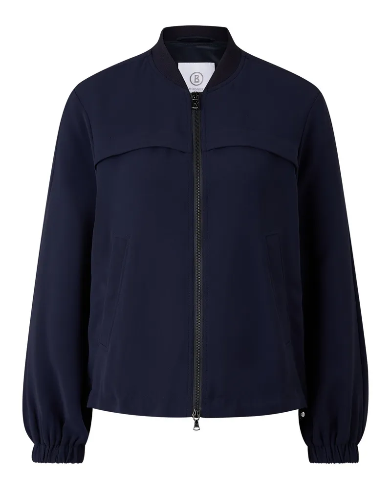 Bogner Crêpe-Blouson Sheila für Damen - Navy-Blau Navy-blau