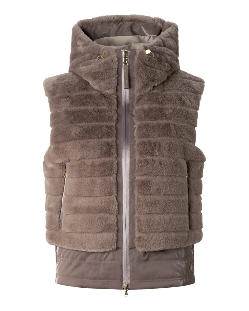 Bogner Faux-Fur-Daunenweste Manda für Damen - Hazel Hazel