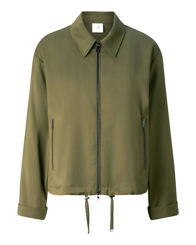 Bogner Schurwoll-Bluse Elody für Damen - Oliv Oliv