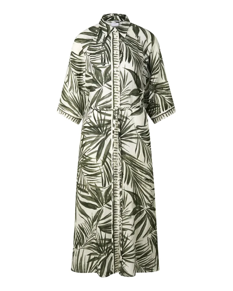 Bogner Leinenkleid Catelyn für Damen - Oliv/Creme Oliv