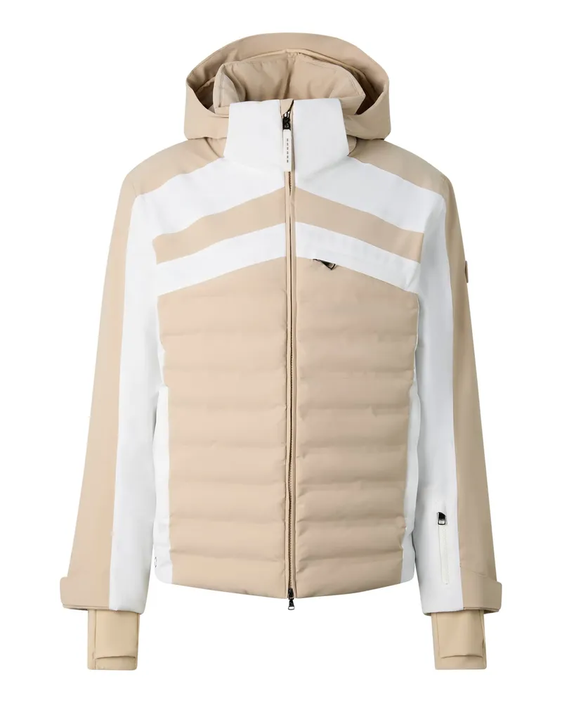 Bogner Skijacke Felis für Herren - Camel/Weiß Camel
