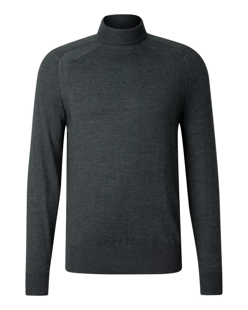 Bogner Schurwoll-Kaschmir-Pullover Gordon für Herren - Anthrazit Anthrazit
