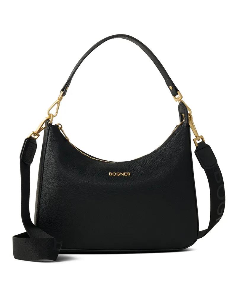Bogner Schultertasche Wallis Odette für Damen - Schwarz Schwarz