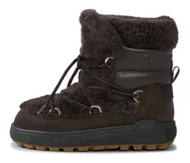Snow Boots Chamonix mit Spikes für Damen - Chocolate