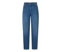 Tapered Fit Jeans Talas für Damen - Washed Denim Blue
