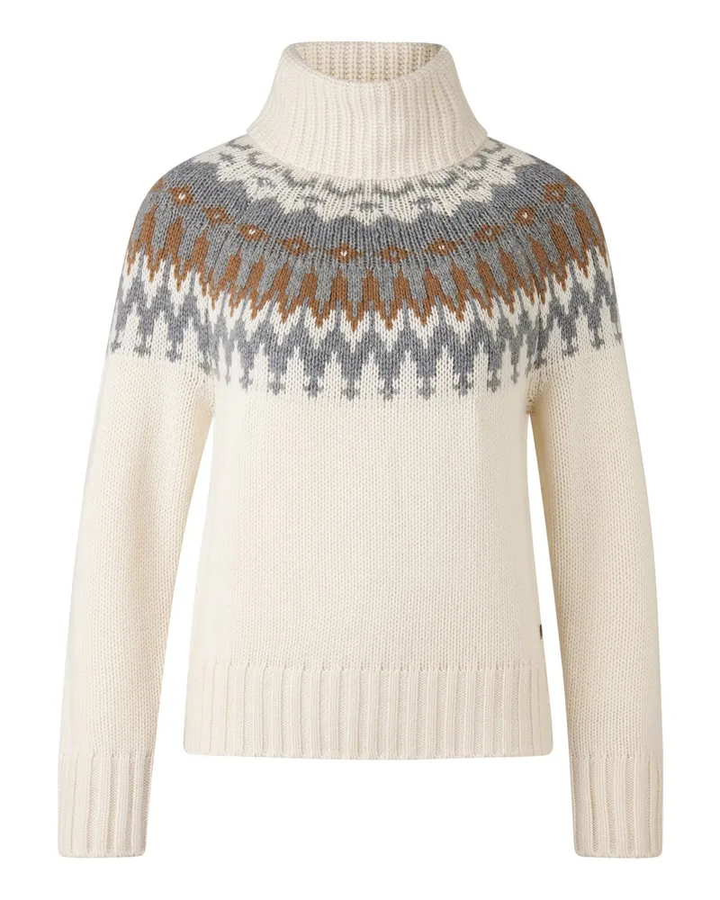 Bogner Norweger-Pullover Ingrid für Damen - Creme/Grau/Hazel Creme