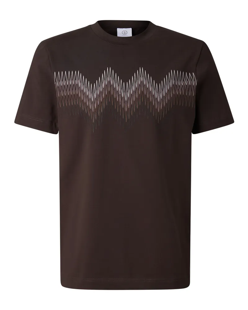 Bogner Baumwollmix-T-Shirt Ryan für Herren - Coffee Coffee