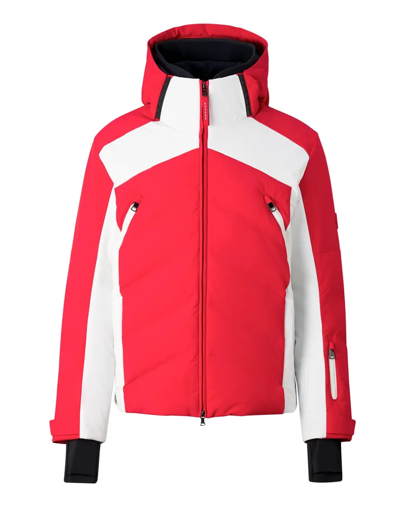 Bogner Skijacke Jervie für Herren - Rot/Weiß Rot