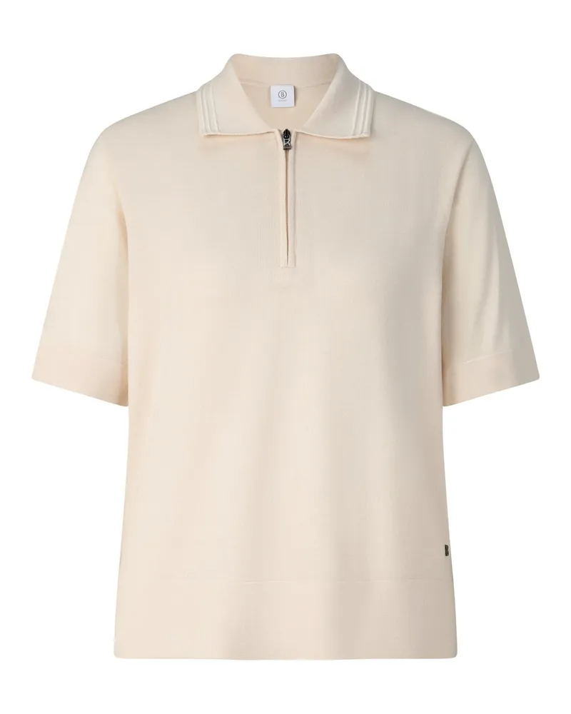 Bogner Schurwoll-Polo-Shirt Maureen für Damen - Creme Creme
